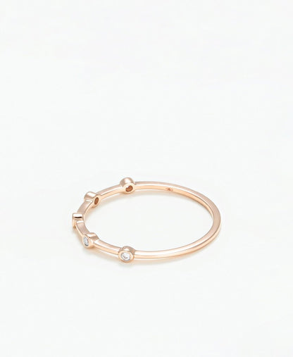 Diamond & Co diamantový prsten Růžově zlatá 2