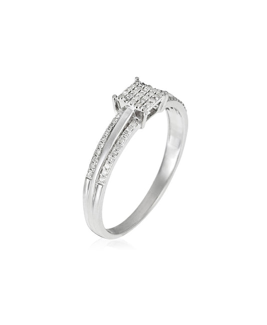Diamond & Co diamantový prsten Bílé zlato 1