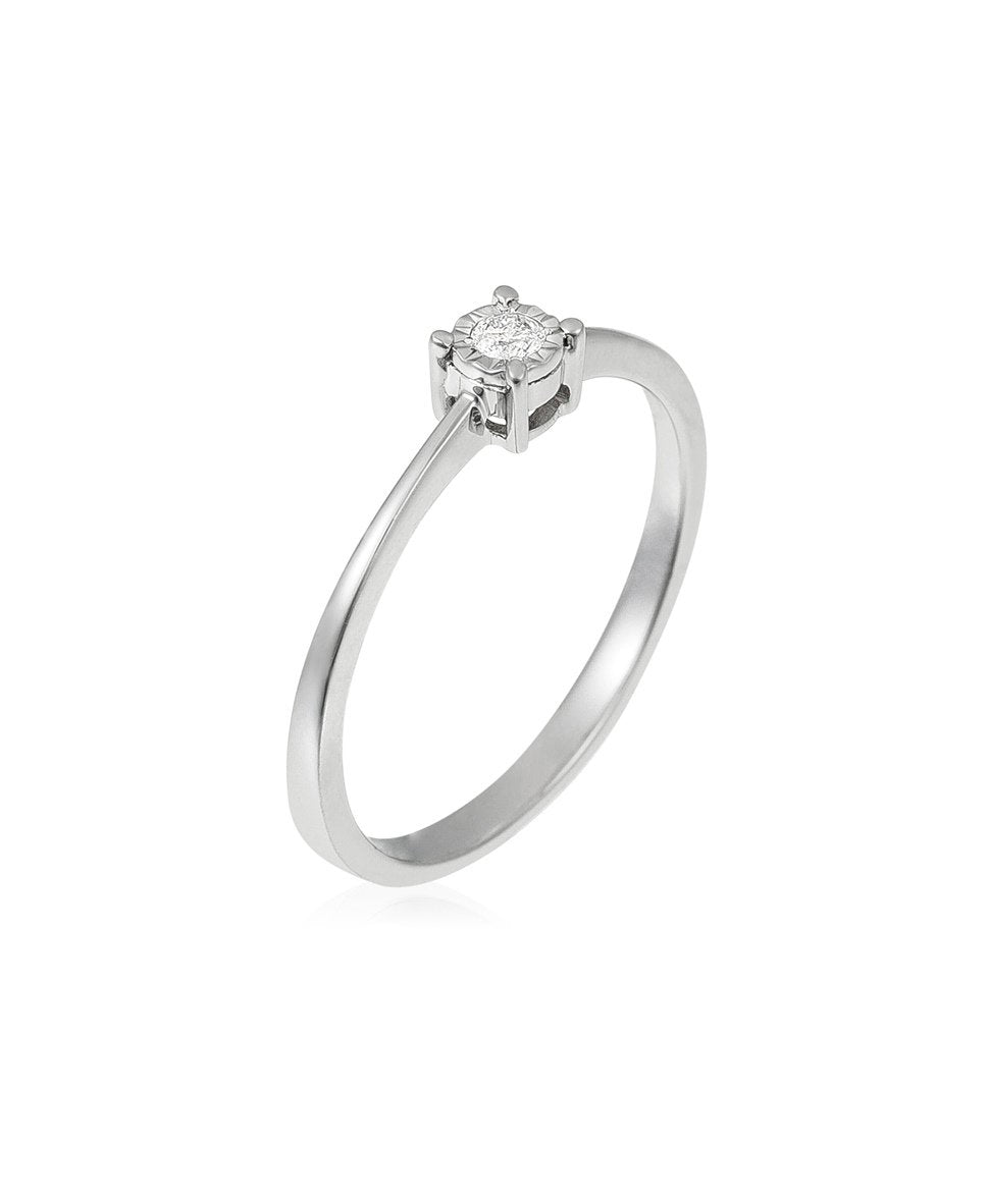 Diamond & Co diamantový prsten Bílé zlato 1