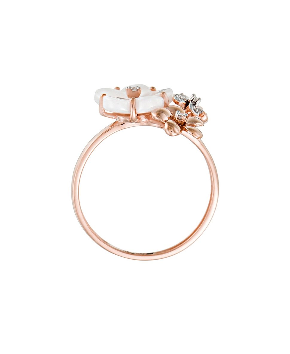 Diamond & Co diamantový prsten Růžově zlatá 3