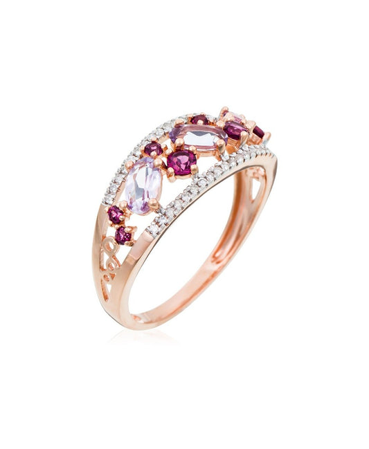 Diamond & Co diamantový prsten Růžově zlatá 1