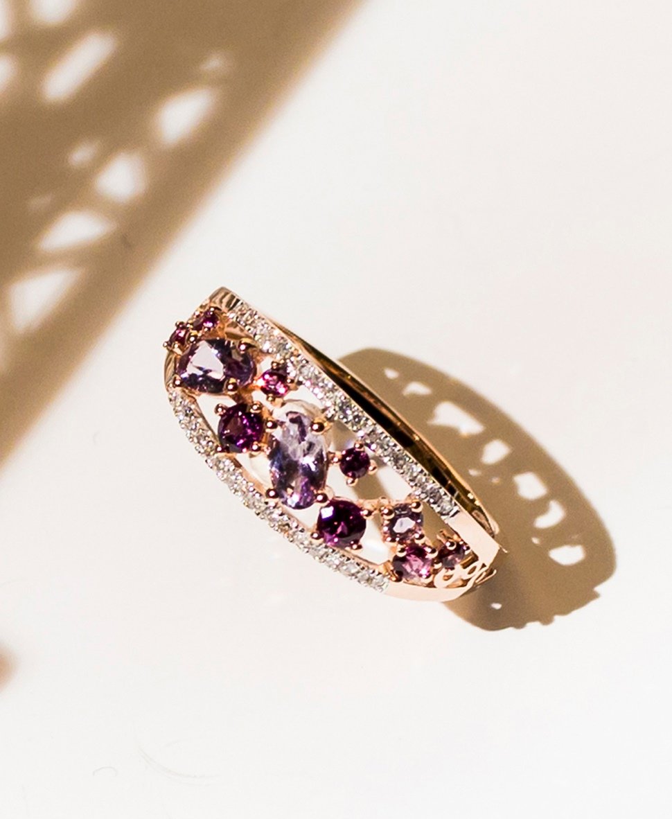 Diamond & Co diamantový prsten Růžově zlatá 3