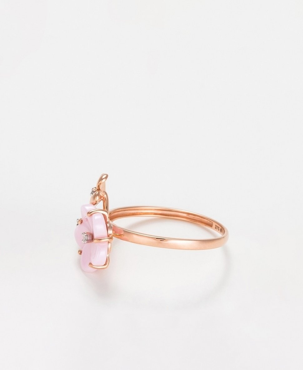 Diamond & Co diamantový prsten Růžově zlatá 3