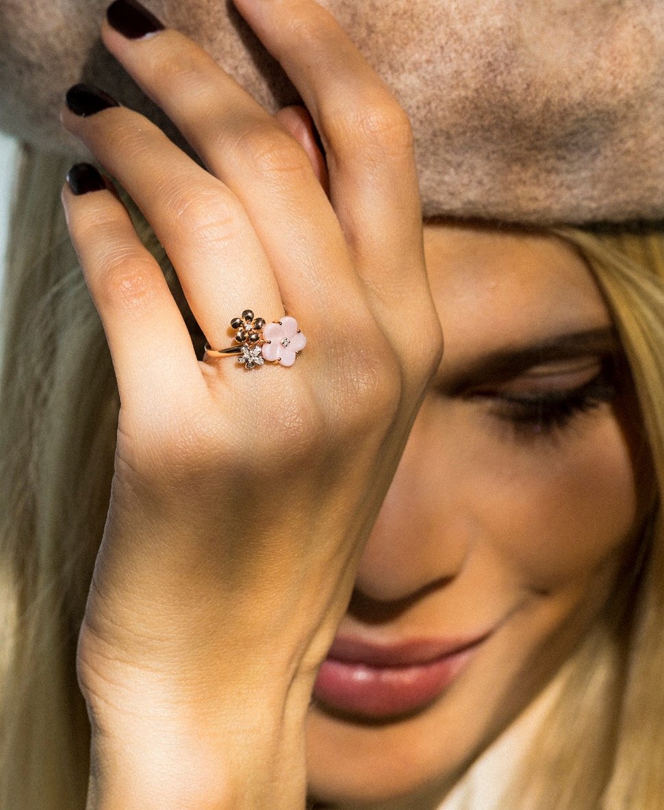 Diamond & Co diamantový prsten Růžově zlatá 4