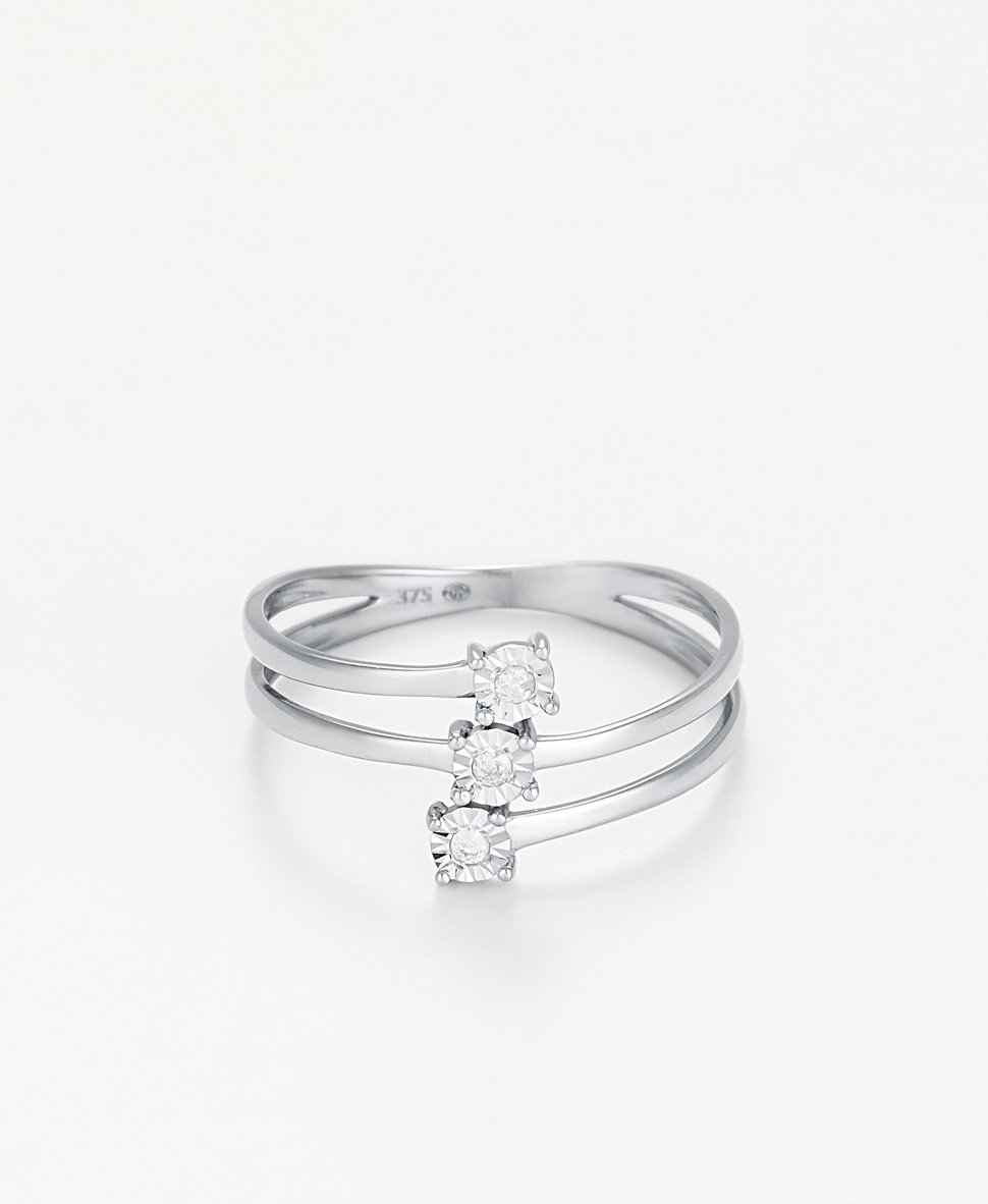 Diamond & Co diamantový prsten Bílé zlato 1