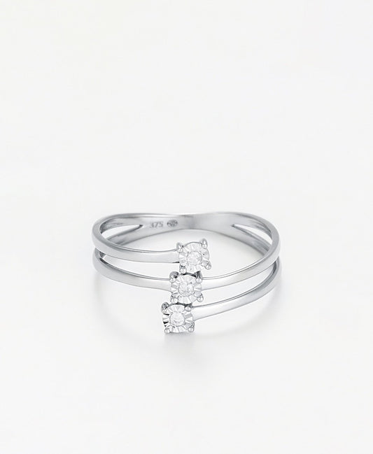 Diamond & Co diamantový prsten Bílé zlato 1