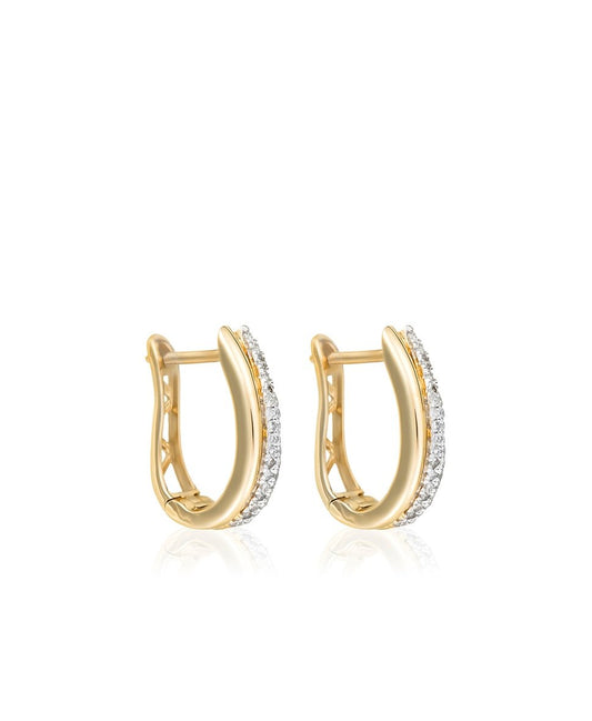 Diamond & Co diamantové náušnice Zlatá 1