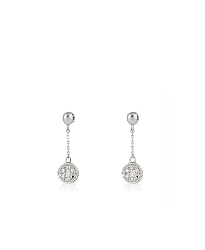 Diamond & Co diamantové náušnice Bílé zlato 1