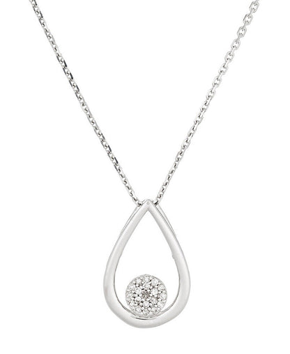 Diamond & Co přívěsek Bílé zlato 2
