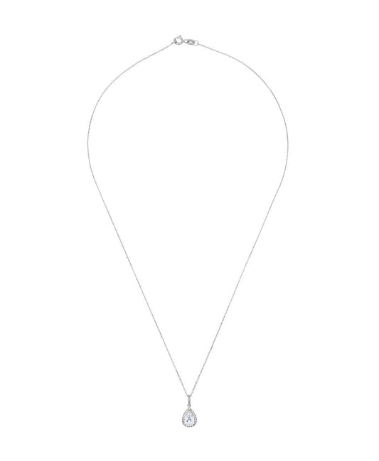 Diamond & Co řetízek s přívěskem Bílé zlato 1
