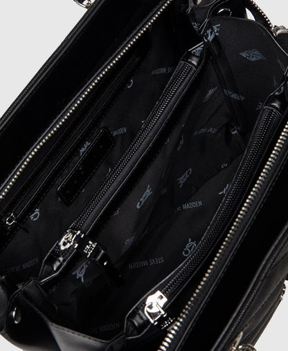 Steve Madden kabelka tote Černá 3
