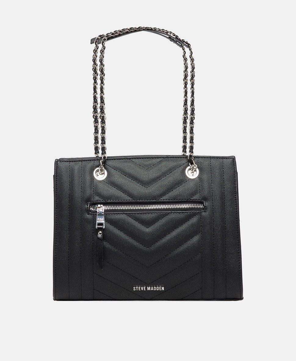 Steve Madden kabelka tote Černá 4