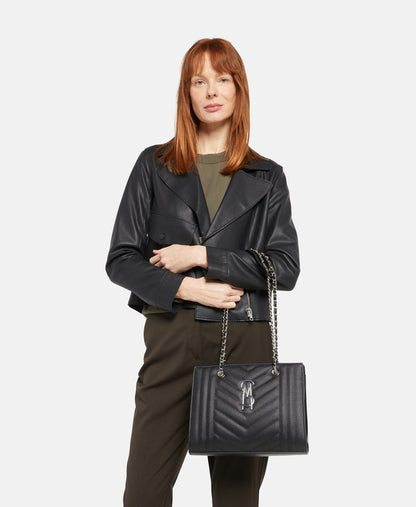 Steve Madden kabelka tote Černá 5