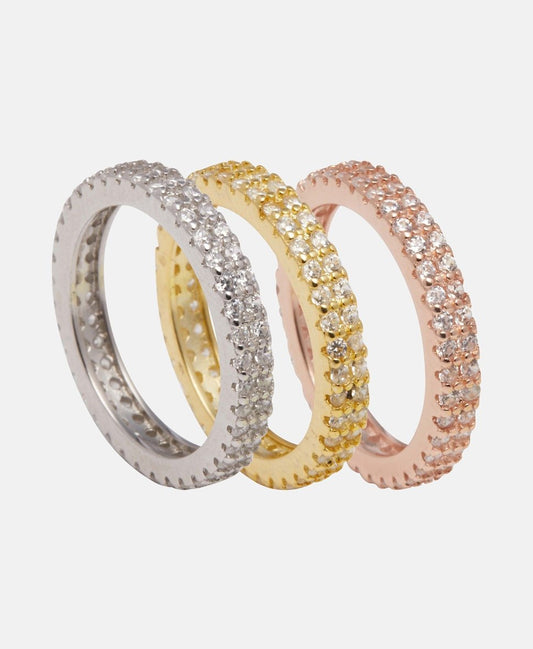 Lawrence Grey Jewelry prsteny, sada 3 kusů Zlatá 1