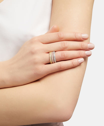 Lawrence Grey Jewelry prsteny, sada 3 kusů Zlatá 4