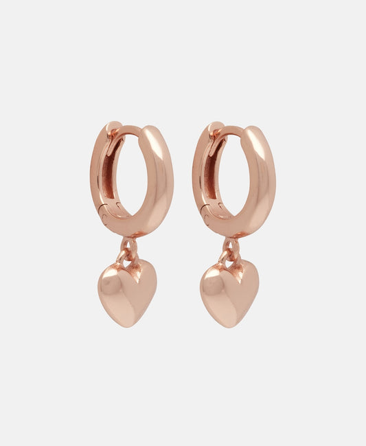 Lawrence Grey Jewelry Obručové náušnice Růžově zlatá 1