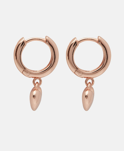Lawrence Grey Jewelry Obručové náušnice Růžově zlatá 2