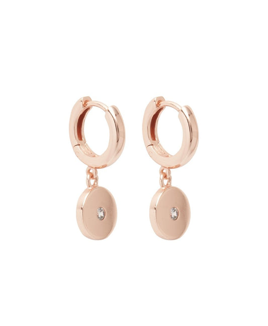 Lawrence Grey Jewelry Obručové náušnice Růžově zlatá 1