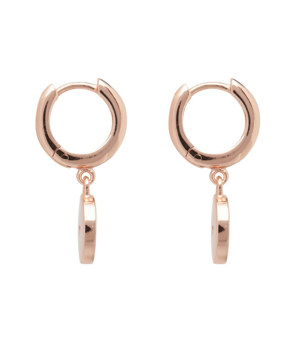Lawrence Grey Jewelry Obručové náušnice Růžově zlatá 2