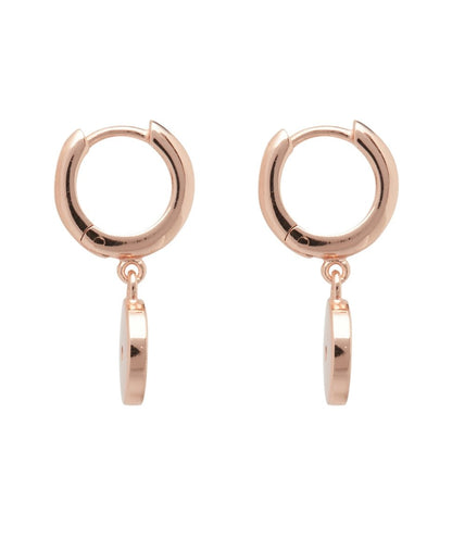 Lawrence Grey Jewelry Obručové náušnice Růžově zlatá 2