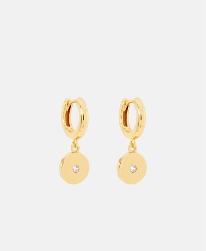 Lawrence Grey Jewelry Obručové náušnice Zlatá 1