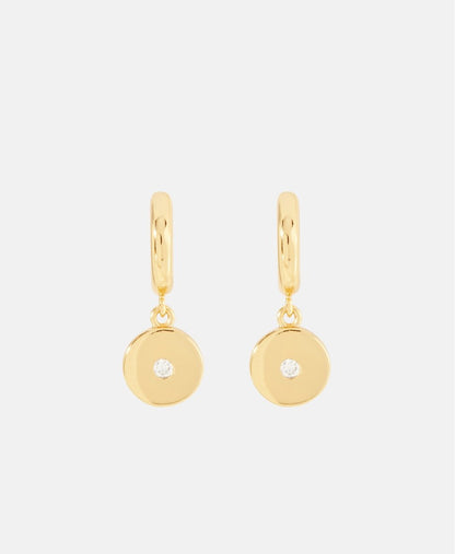 Lawrence Grey Jewelry Obručové náušnice Zlatá 2