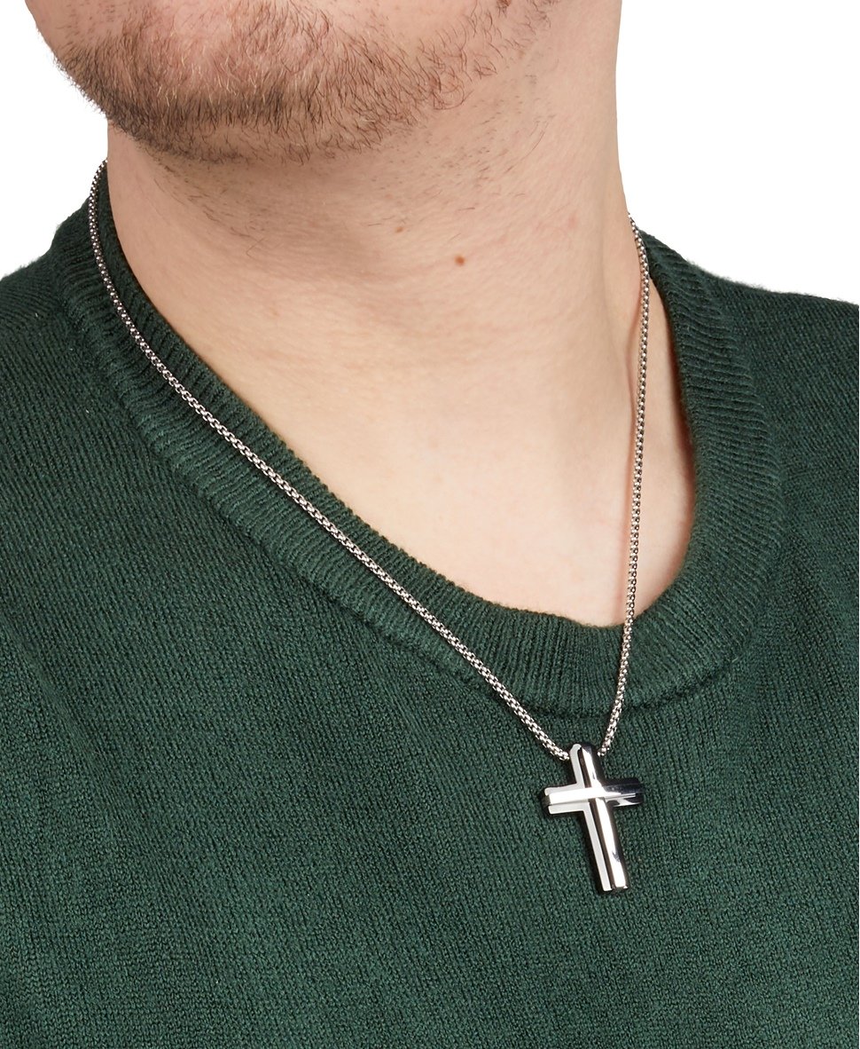 U.S. Polo Assn. řetízek s přívěskem Stříbrná 3