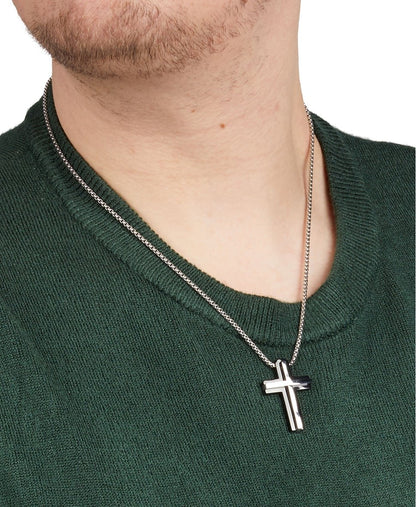 U.S. Polo Assn. řetízek s přívěskem Stříbrná 3