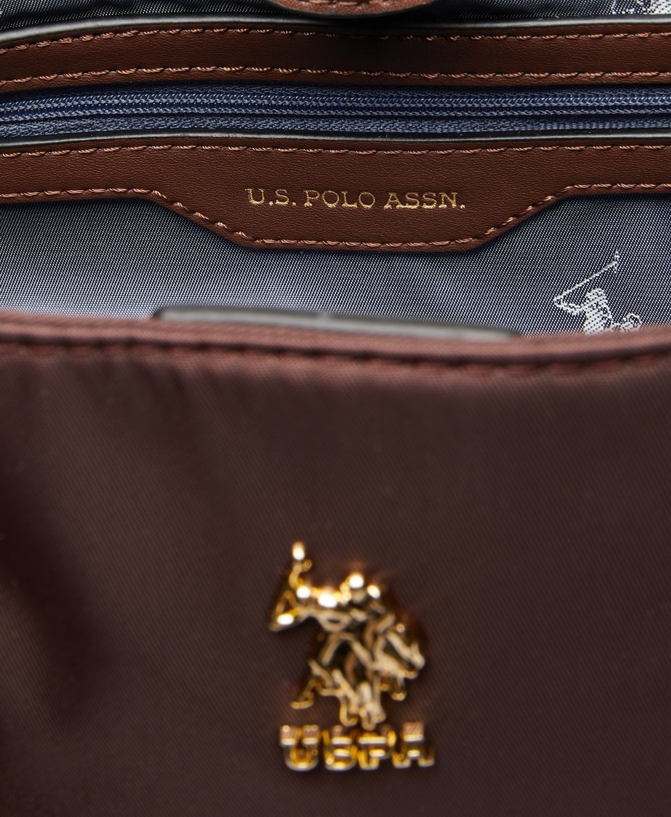 U.S. Polo Assn. kabelka Tmavě hnědá 3