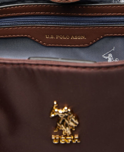 U.S. Polo Assn. kabelka Tmavě hnědá 3