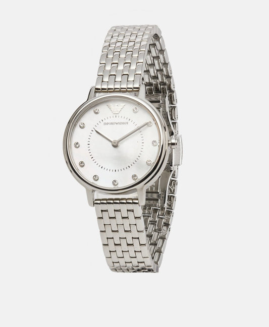 Emporio Armani hodinky Stříbrná 1