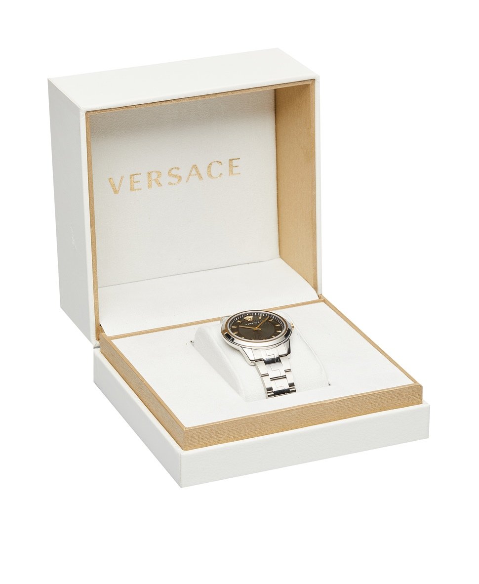 Versace hodinky Stříbrná 4