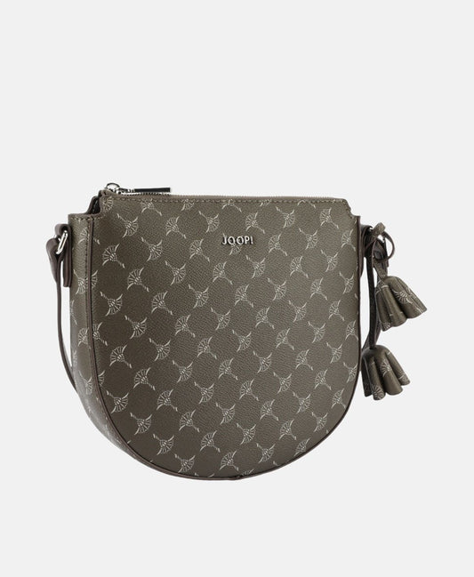 Joop! Kožená kabelka přes rameno Khaki 1