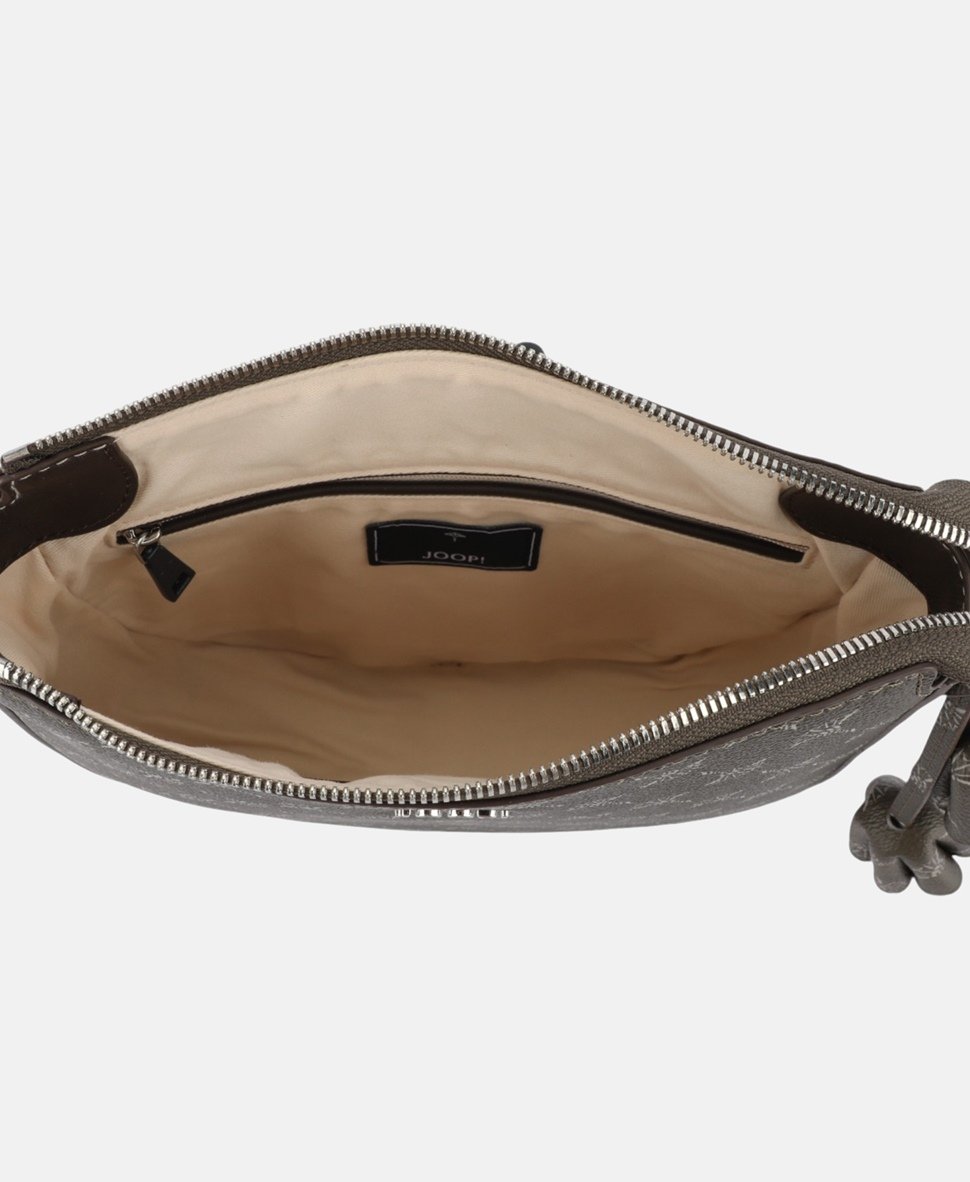 Joop! Kožená kabelka přes rameno Khaki 3