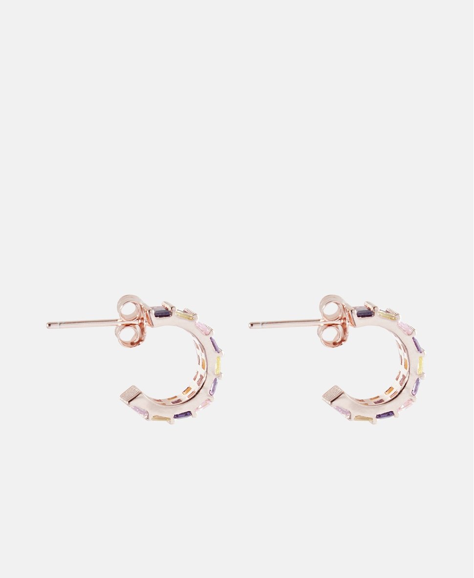 Lawrence Grey Jewelry Obručové náušnice Růžově zlatá 2