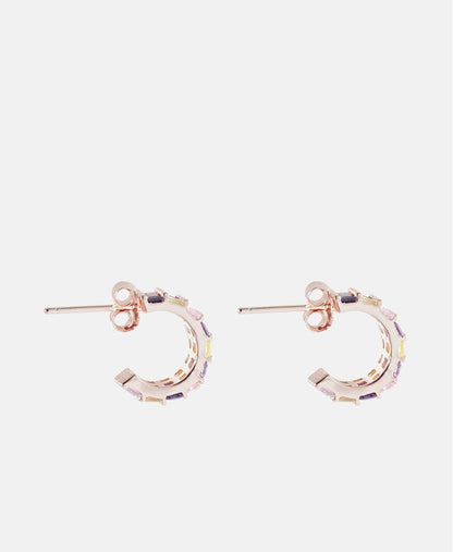 Lawrence Grey Jewelry Obručové náušnice Růžově zlatá 2