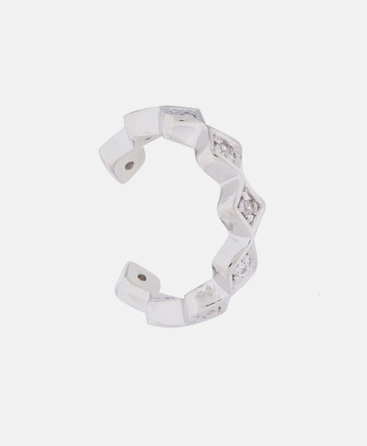 Lawrence Grey Jewelry manžeta na ucho Stříbrná 1