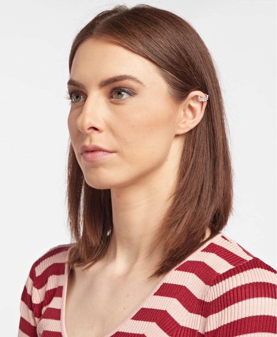 Lawrence Grey Jewelry manžeta na ucho Stříbrná 3