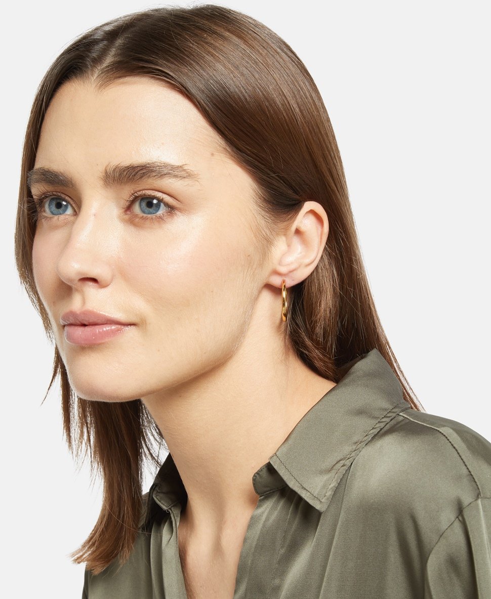 Lawrence Grey Jewelry Obručové náušnice Zlatá 3