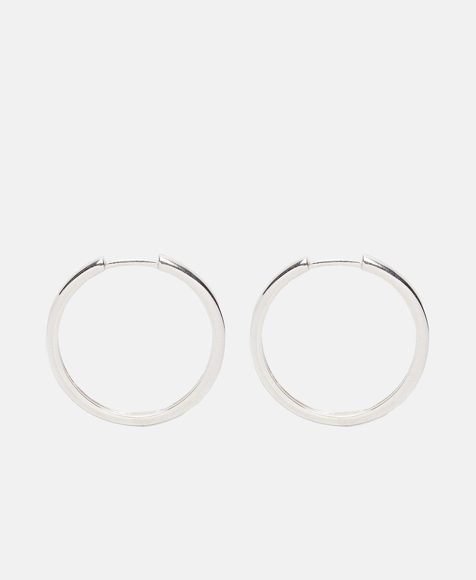Lawrence Grey Jewelry Obručové náušnice Stříbrná 2