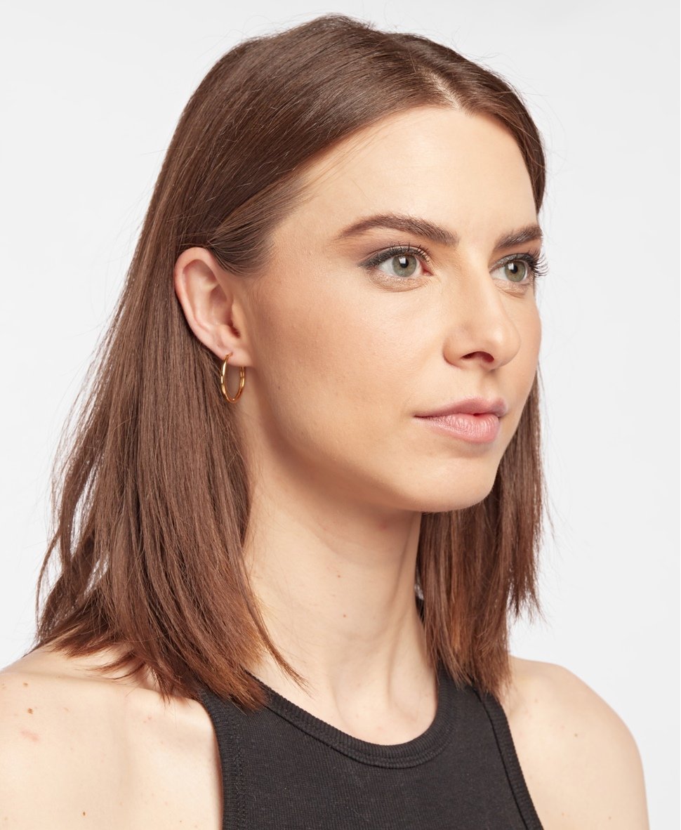 Lawrence Grey Jewelry Obručové náušnice Zlatá 3