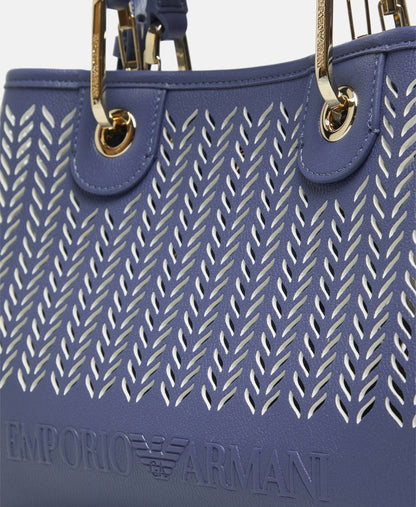 Emporio Armani kabelka tote Královsky modrá 2