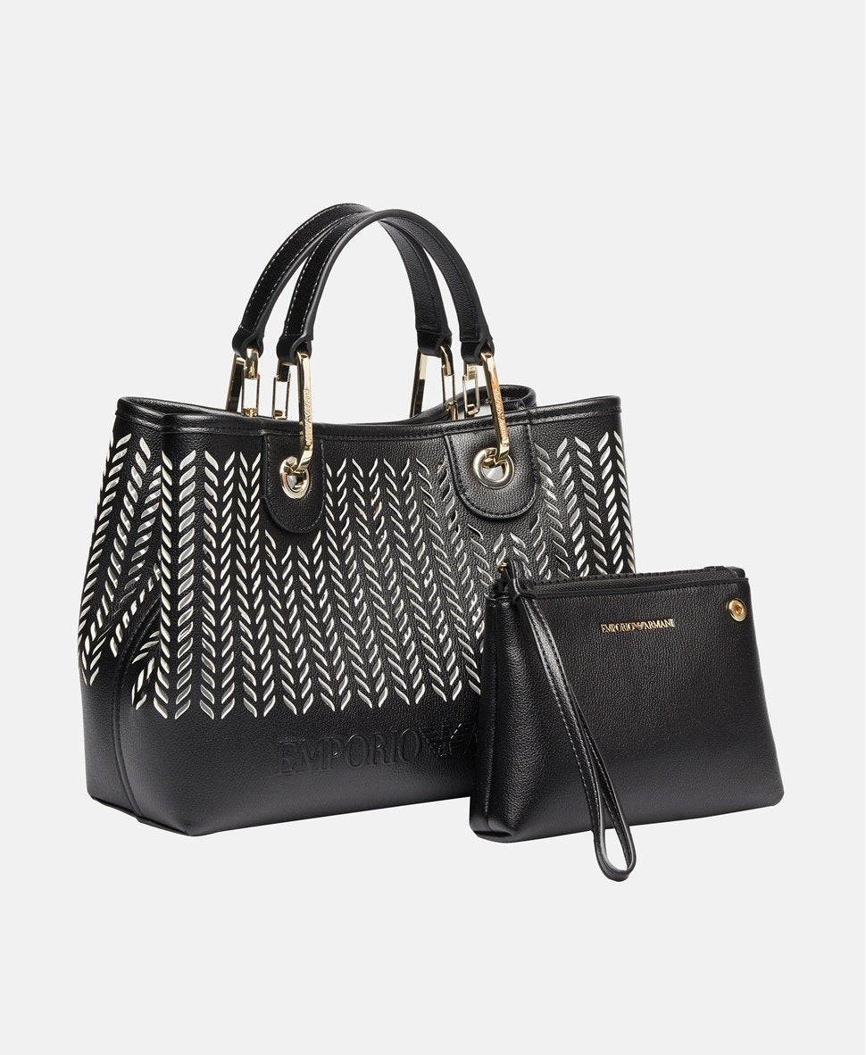 Emporio Armani kabelka tote Černá 2