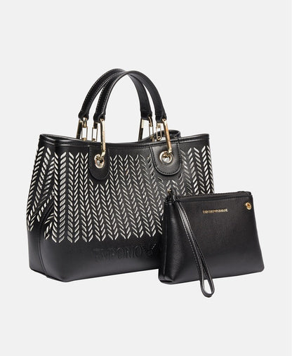 Emporio Armani kabelka tote Černá 2