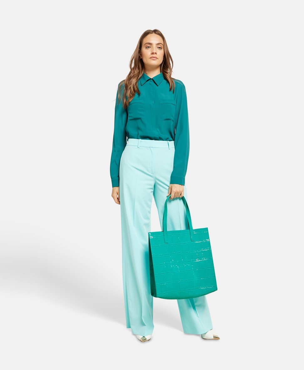 Ted Baker kabelka shopper Tyrkysová 5