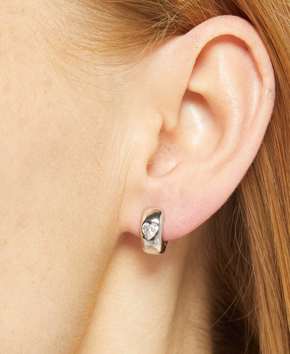 Lawrence Grey Jewelry Obručové náušnice Stříbrná 3
