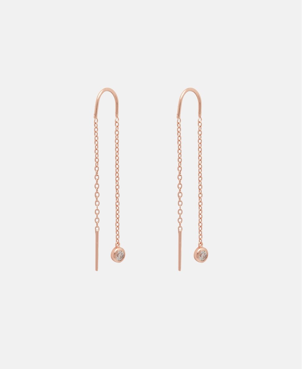 Lawrence Grey Jewelry náušnice Růžově zlatá 1