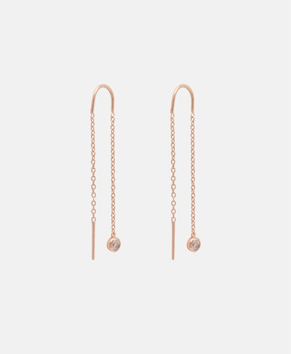 Lawrence Grey Jewelry náušnice Růžově zlatá 1