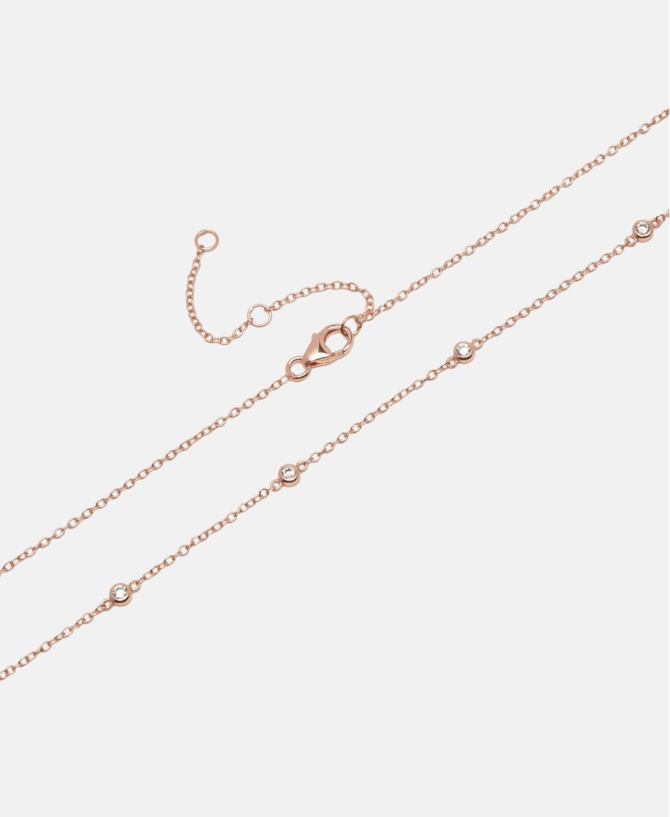 Lawrence Grey Jewelry náhrdelník Růžově zlatá 2
