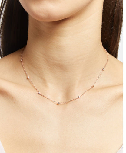 Lawrence Grey Jewelry náhrdelník Růžově zlatá 3